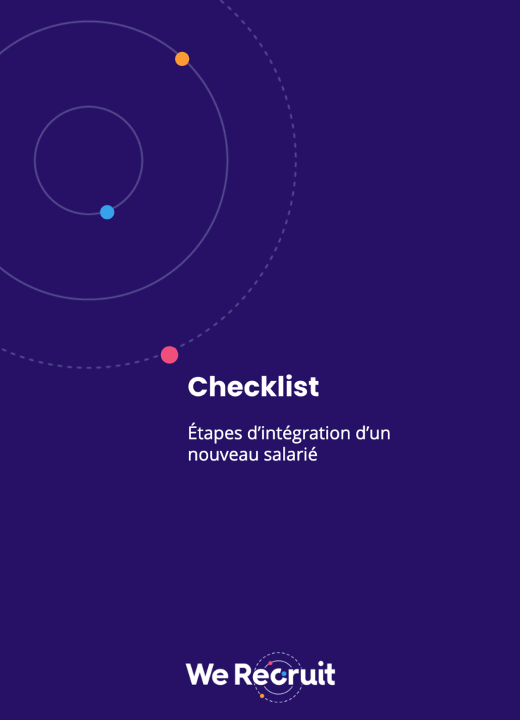 Couverture du guide pratique : checklist intégration d'un salarié