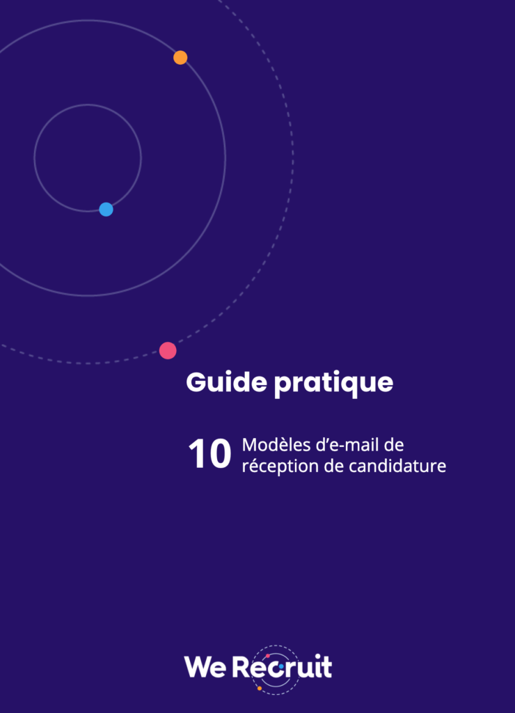 modèle de mail réception de candidature