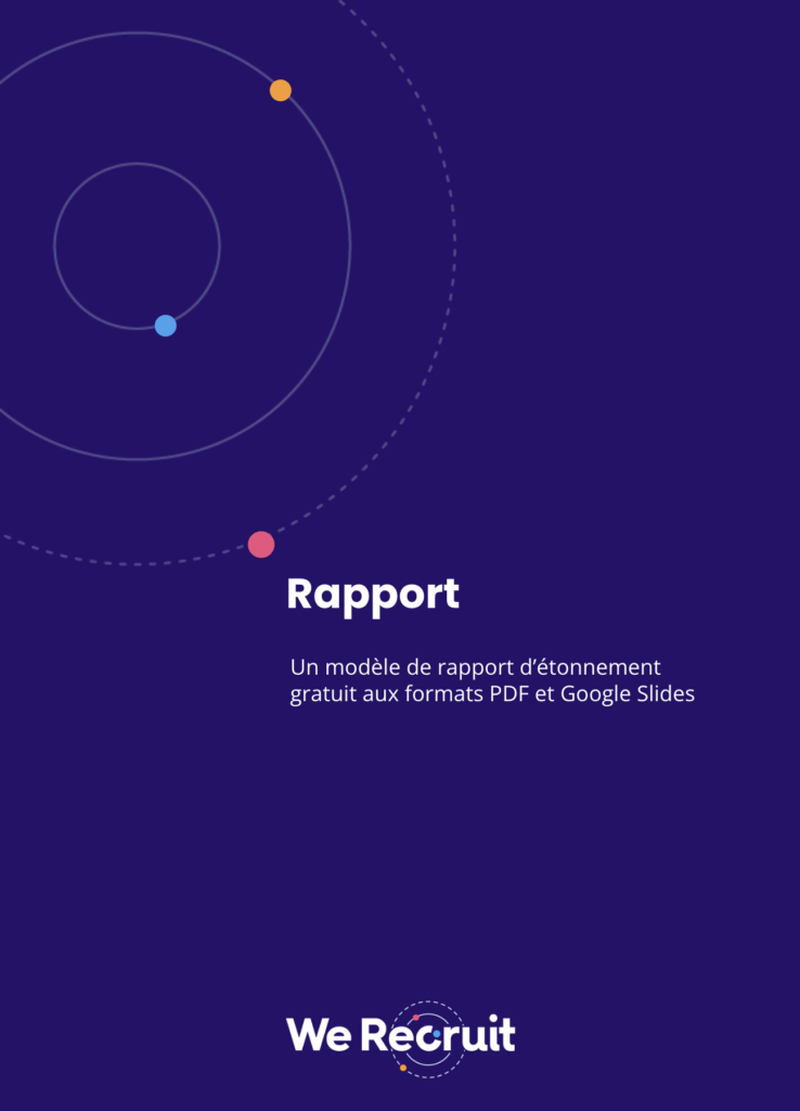 Modèle de rapport d'étonnement gratuit