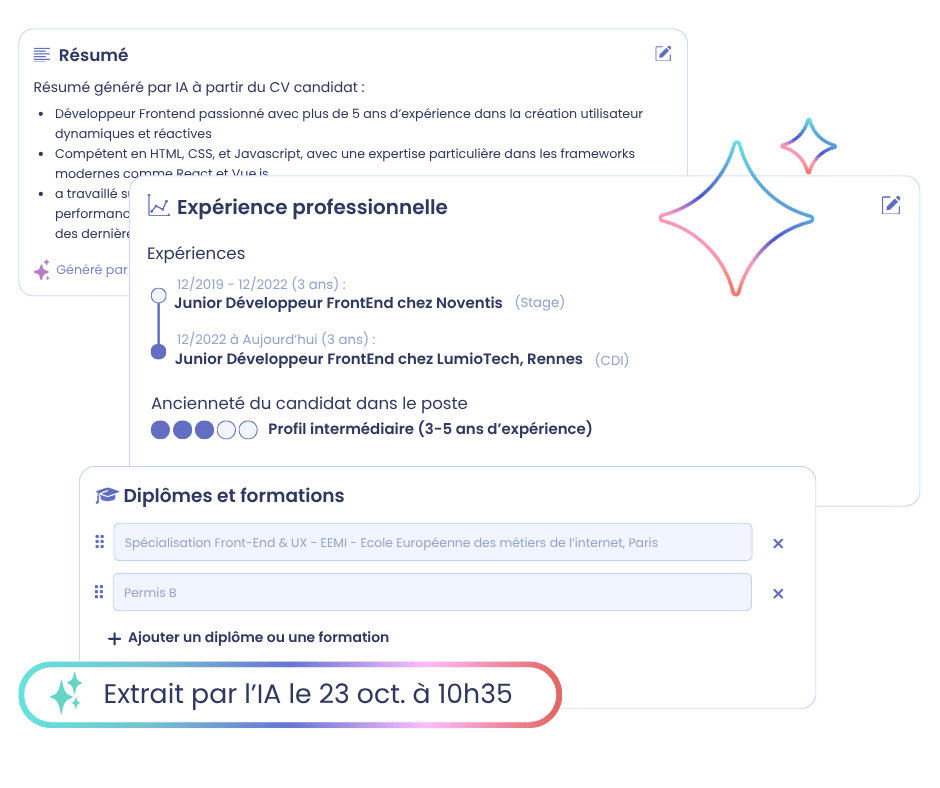 Parsing IA - moteur de parsing CV